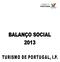 Balanço Social 2013. Índice