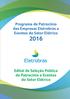 Programa de Patrocínio das Empresas Eletrobras a Eventos do Setor Elétrico 2016