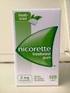 Nicorette (nicotina) Nicorette Menta 2 mg ou 4 mg em embalagens contendo 30 gomas mastigáveis.