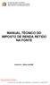 MANUAL TÉCNICO DO IMPOSTO DE RENDA RETIDO NA FONTE