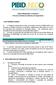 Edital PIBID/UNISC nº 02/2015 Processo Seletivo de Bolsistas de Supervisão