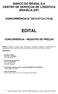 BANCO DO BRASIL S.A CENTRO DE SERVIÇOS DE LOGÍSTICA BRASÍLIA (DF) EDITAL CONCORRÊNCIA REGISTRO DE PREÇOS
