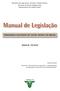 Manual de Legislação. manual técnico