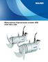 Misturadores Submersíveis modelo ABS XRW 400 e 650