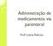 Administração de medicamentos via parenteral. Profª Leticia Pedroso