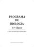 PROGRAMA DE BIOLOGIA