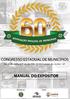 60º CONGRESSO ESTADUAL DE MUNICÍPIOS De 29 de março a 1º abril de 2016 Campos do Jordão - SP