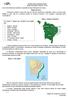 As diferentes características físicas (clima, vegetação, quantidade de chuva, etc.) encontradas no