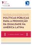 Políticas públicas para a promoção da igualdade na América Latina