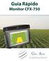 Guia Rápido Monitor CFX-750