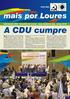 mais por Loures Informação CDU Concelho de Loures www.cduloures.org março 2015 A CDU cumpre