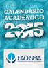 CALENDÁRIO ACADÊMICO