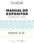 MANUAL DO EXPOSITOR. fiema brasil 2016 7ª edição