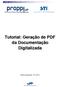 Tutorial: Geração de PDF da Documentação Digitalizada