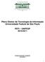 Plano Diretor de Tecnologia da Informação Universidade Federal de São Paulo PDTI UNIFESP 2010/2011