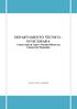 DEPARTAMENTO TÉCNICO - ECOCÂMARA Conservação de Água e Energia Elétrica na Câmara dos Deputados