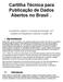 Cartilha Técnica para Publicação de Dados Abertos no Brasil v1.0