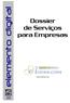 elemento digital Dossier de Serviços para Empresas www.e-noivos.com