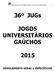 36º JUGs JOGOS UNIVERSITÁRIOS GAÚCHOS