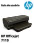HP Officejet 7110 de grandes formatos. Guia do usuário