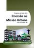 Imersão na Missão Urbana