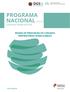 PROGRAMA NACIONAL Doenças Respiratórias