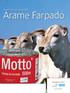 Manual de produtos para pecuária. Arame Farpado. Manual de aplicações de arames na pecuária. Arame Farpado - Belgo Bekaert Arames