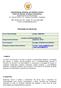 CEP. 29.075-910 -ES Brasil- Tel. (27) 3335.2599 E-mail: cursoadm@npd.ufes.br PROGRAMA DE DISCIPLINA. Disciplina: GESTÃO AMBIENTAL Semestre: 2014/11