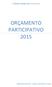 ORÇAMENTO PARTICIPATIVO 2015