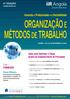 ORGANIZAÇÃO E MÉTODOS DE TRABALHO