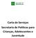 Carta de Serviços Secretaria de Políticas para Crianças, Adolescentes e Juventude