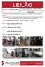 LEILÃO. Insolvência: Martins Costa & Silva, Lda. Actividade: Alinhamento de direções, Assistência auto, Comércio de peças e acessórios para veículos