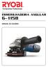 Ferramentas Profissionais ESMERILHADEIRA ANGULAR G-1158 MANUAL DO USUÁRIO
