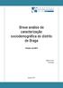 Breve análise de caracterização sociodemográfica do distrito de Braga