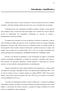 Introdução e Justificativa