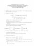 UNIVERSIDADE DO ALGARVE ÁLGEBRA LINEAR E GEOMETRIA ANALÍTICA I l c Ano Matemática-1999/2000-Exame final 9 Fevereiro 2000-14h30/17h00