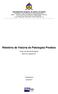 Relatório de Vistoria de Patologias Prediais