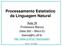 Processamento Estatístico da Linguagem Natural