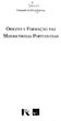 ORIGENS E FORMAÇÃO DAS MISERICÓRDIAS PORTUGUESAS