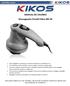 MANUAL DO USUÁRIO Massageador Portátil Kikos KM-30