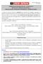 COMUNICADO DE PROCESSO SELETIVO Nº 000276-2013-A INSTRUTOR DE FORMAÇÃO PROFISSIONAL II ÁREA DE ATUAÇÃO: TECNOLOGIA DA INFORMAÇÃO INFORMÁTICA BÁSICA