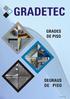 GRADES DE PISO DEGRAUS CATALOGO GR03