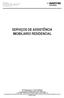 SERVIÇOS DE ASSISTÊNCIA IMOBILIÁRIO RESIDENCIAL