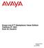 Avaya one-x Deskphone Value Edition Telefone IP 1603 Guia do Usuário