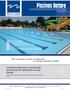 Piscinas Natare Sistemas de aço inoxidável para piscinas, fontes e instalações