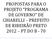 PROPOSTAS PARA O PROJETO PROGRAMA DE GOVERNO DE CHIARELLI PREFEITO DE RIBEIRÃO PRETO 2012 PT DO B - 70