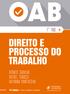 DIREITO INDIVIDUAL DO TRABALHO INTRODUÇÃO