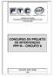 GERÊNCIA DE ENSINO Coordenação do Curso de Licenciatura em Letras Português/Inglês CONCURSO DO PROJETO DE INTERVENÇÃO PPP III CIRCUITO 9