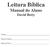 Leitura Bíblica Manual do Aluno David Betty