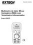 Multímetro de Valor Eficaz Verdadeiro (RMS) com Termômetro Infravermelho Extech EX570